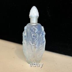 Vintage Sabino France Opalescent Art Glass La Ronde Fleurie Perfume Bottle