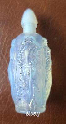 Vintage Sabino France Opalescent Art Glass La Ronde Fleurie Perfume Bottle