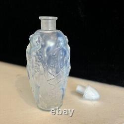 Vintage Sabino France Opalescent Art Glass La Ronde Fleurie Perfume Bottle