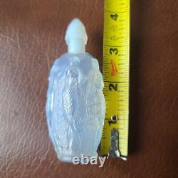 Vintage Sabino France Opalescent Art Glass La Ronde Fleurie Perfume Bottle