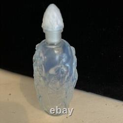 Vintage Sabino France Opalescent Art Glass La Ronde Fleurie Perfume Bottle