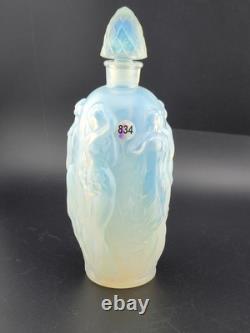 Vintage Sabino France Opalescent Art Glass Nude Gaite Nymph Perfume Bottle 1940s