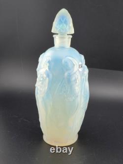 Vintage Sabino France Opalescent Art Glass Nude Gaite Nymph Perfume Bottle 1940s