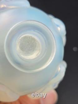 Vintage Sabino France Opalescent Art Glass Nude Gaite Nymph Perfume Bottle 1940s