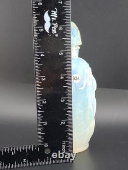 Vintage Sabino France Opalescent Art Glass Nude Gaite Nymph Perfume Bottle 1940s