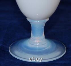 Vintage Signed SEVRES France Opalescent & Milk Glass Vase 24cm