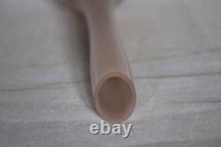 Vintage Tall Italian Pink Opaline Vase Murano 35cm 13.78in Pink Base