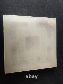Vintage Tiffany Studios Molded Favrile Opalescent Glass Tile