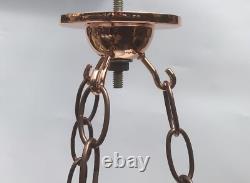 Abat-jour de lampe suspendue plafonnier en opaline Art Déco, attrape-mouches des années 1930