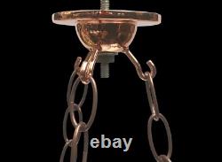 Abat-jour de lampe suspendue plafonnier en opaline Art Déco, attrape-mouches des années 1930