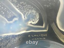 Bol Rene Lalique Glass Opalescent Ondines