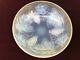 Bol En Verre Opalescent Art Déco à Motifs De Vigne De Raisin Etling