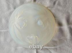 Bol en verre opalescent G. Vallon Art Déco français Cerises