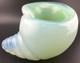 Bol En Verre Opalescent Bleu Vert En Forme De Coquillage Conch De Archimede Seguso, Presse-papiers De Murano