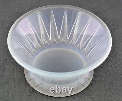 Bol en verre opalescent français ANDRÉ HUNEBELLE Cactus Art Déco années 1920