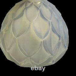 Bouteille de parfum/ bouchon en verre d'art opalescent Sabino France Art Déco