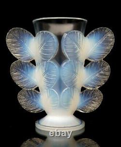 D'avessen Pierre Art Deco Fabuleux Vase Folie Opalescent