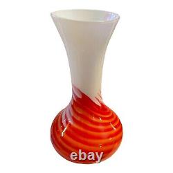 Extra Large 12 Pop Art Vase De Flame Opaline 1970 Venise Italie