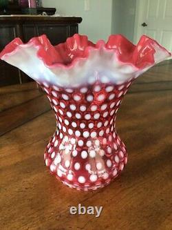 Fenton Vase Vase Hobnail