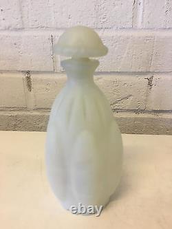 Flacon de parfum en verre opalescent Waltersperger Art Glass avec autocollant d'origine
