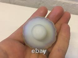 Flacon de parfum en verre opalescent Waltersperger Art Glass avec autocollant d'origine