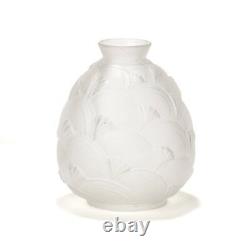 Français Art Déco Espauret Opalescent Glass Vase C. 1930