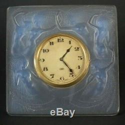 L'horloge De René Lalique Opalescent Glass'naiades