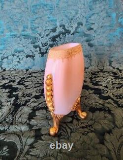 Moser Pink Oreiller Vase Unique Rare Fine En Klabin Collection Livre