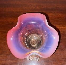 Opalescent & Rose Uranium Vase Posy / Cave Au Sel