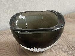 Orrefors Sven Palmqvist Ravenna Glass 1967 3099 Noir