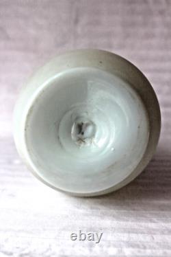 Paire de vases en verre opalin Art Nouveau français antique vers 1860-1880