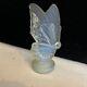 Papillon En Verre D'art Opalescent à Ailes Fermées Sabino France Vintage 2.5