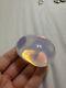 Poids En Verre D'art Japonais Sugahara Opalescent En Forme De Pierre