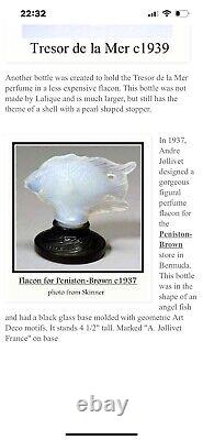 Poisson en verre opalescent français Art Déco Jolivet 1925 Sabino