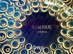 R Lalique 1935 Oursins # 2 Opalescent 8 Bowl # 3308 Verre Cristal Monnaie Rene