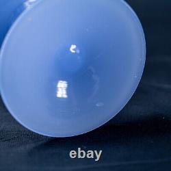 Rare verre opaline français AMÉTHYSTE violet bleu violet gobelet vintage