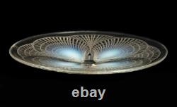 Rene Lalique Assiette en Verre Opalescent Coquilles Art Déco c1924 Nr 3011