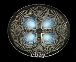 Rene Lalique Assiette en Verre Opalescent Coquilles Art Déco c1924 Nr 3011