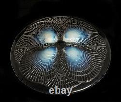 Rene Lalique Assiette en Verre Opalescent Coquilles Art Déco c1924 Nr 3011