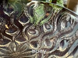 Rene Lalique Bulbes Numéro 2 Opalescent Bowl 8 Signé R Lalique Mint Condition