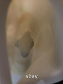 Vase De L'escargot De La Mer Nautilus Opalescente De Fenton Rare 242/250