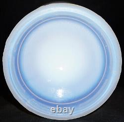 Vase en verre art opalescent large Musicien et Danseurs France Menuet Etling Sabino