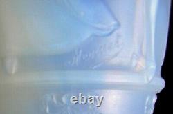 Vase en verre art opalescent large Musicien et Danseurs France Menuet Etling Sabino
