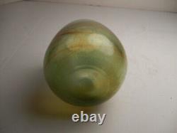 Vase en verre d'art iridescent opalescent craquelé de Dominic Labino de 1966