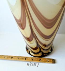 Vase en verre multicolore vintage de Carlo Moretti pour Opaline Florence Italie