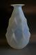 Vase En Verre Opalescent Losange Sabino Art Déco Ancien Vers 1930