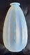 Vase En Verre Opalescent Ondulé Art Déco Sabino Des Années 1930